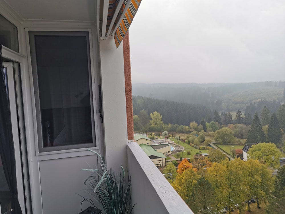 Harz-Altenau-Balkon-Blick-links